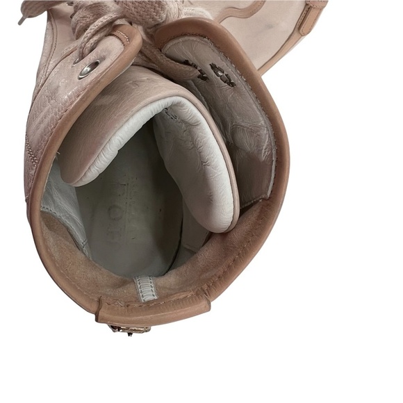 Hogan Rebel Natural 90MM Calfskin Wedge Sneakers 38 1/2 Women's - Picture 10 of 13